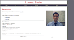 Desktop Screenshot of lorenzoburlon.com